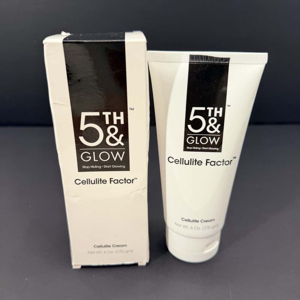 5th & Glow Cellulite Factor - Cellulite Cream (6 ounces/170gr)